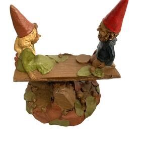 Tom Clark Gnome Figurine “Topsy Turvy” 1984 Two Gnomes Seesaw Sculpture